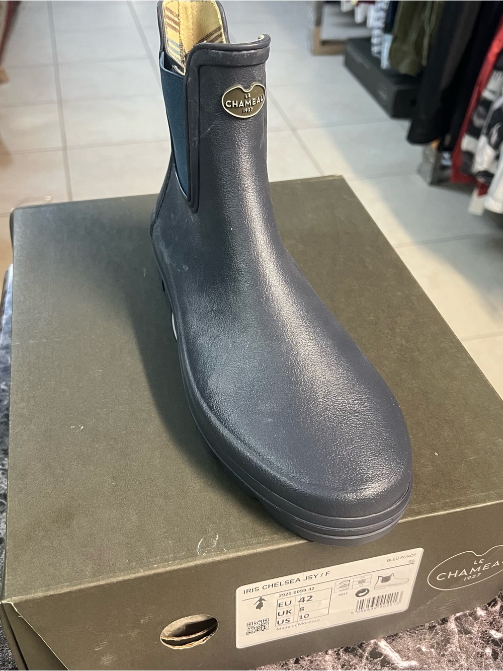 LE CHAMEAU IRIS CHELSEA JSY / F Ankle BOOTS women size 10US